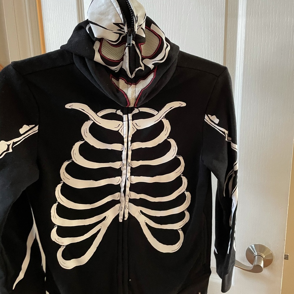 Tony Hawk skeleton hoodie full zip